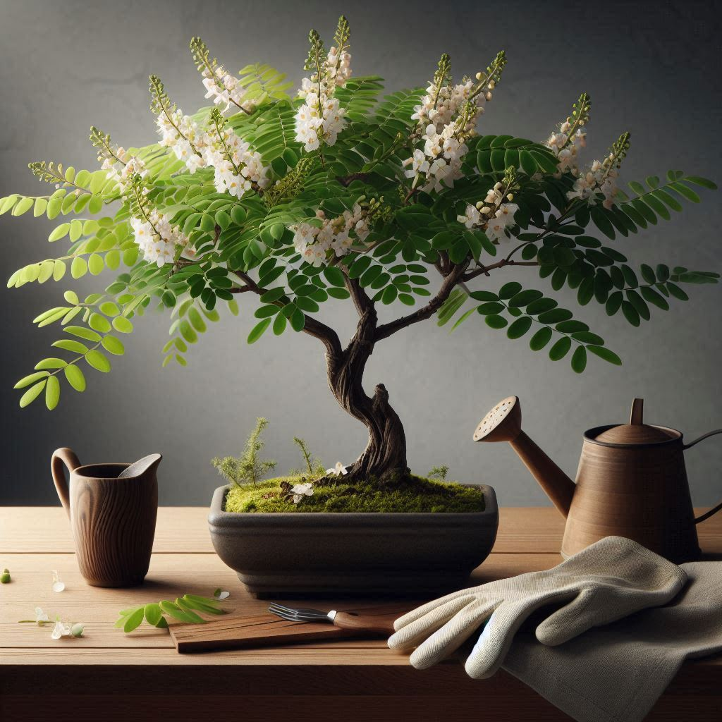 black locust bonsai ai image